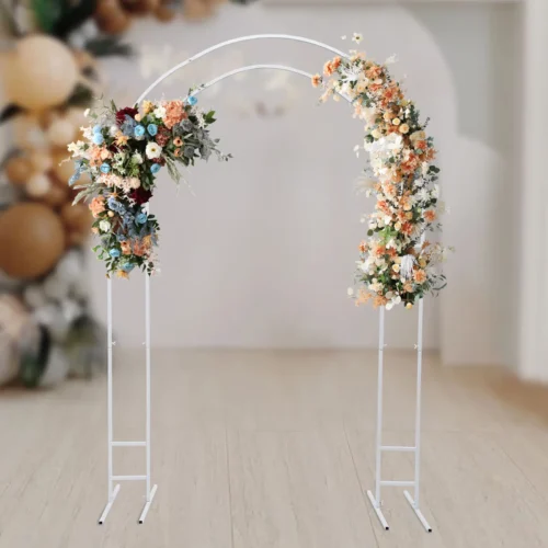 Metal Wedding Stand Arch Frame Backdrop Garden Arbor Flower Balloon Display Rack