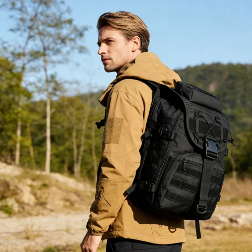 35L tactical backpack survival hiking backpack cycling backpack fishing backpack suitable for travel camping and outdoor sports